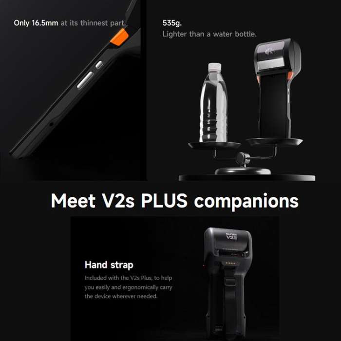 SUNMI V2s PLUS Handheld Cash Register With 80mm Printer Intelligent Mobile Terminal, Spec: 3+32G ...