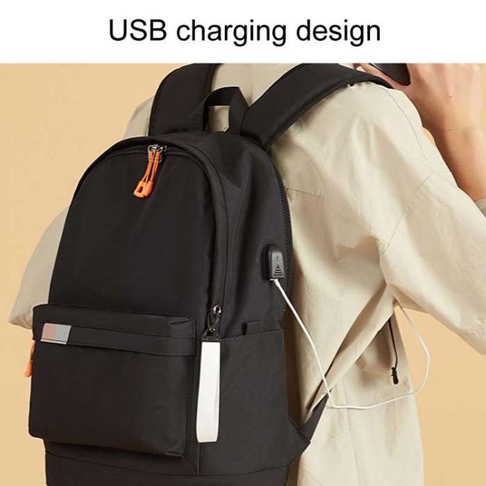 SKV B21071 Large Capacity Student School Bags Leisure Traveling Double Shoulder Laptop Backpack(B...