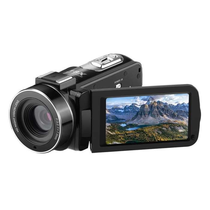 Ordro 1080P 30fps HD Night Vision Infrared Digital Camera(Black)
