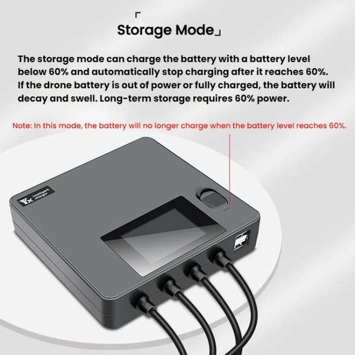 For DJI Mini 4 Pro / Mini 3 Pro / Mini 3 Color Screen Digital Display Four-Way Charger Battery Ma...