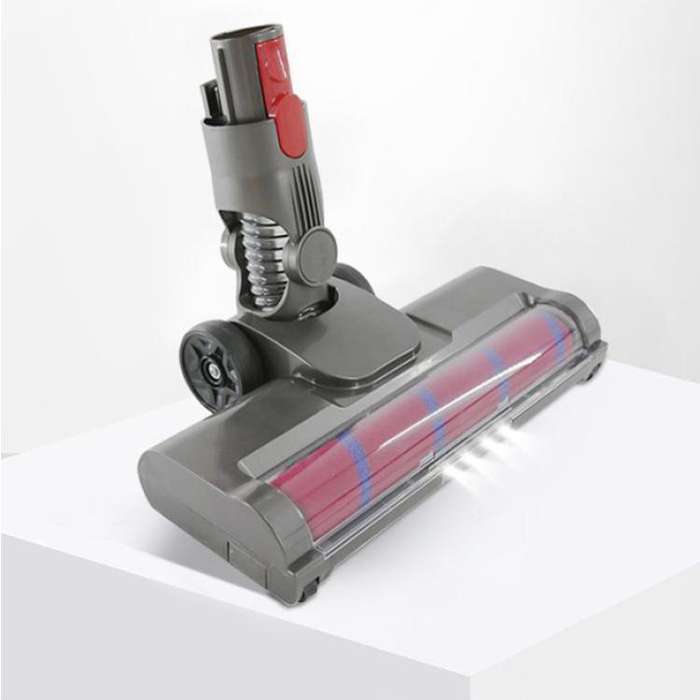 For Dyson V7 / V8 / V10 / V11 Vacuum Cleaner Floor Brush Head With LED Light 03B Roller Soft Velvet
