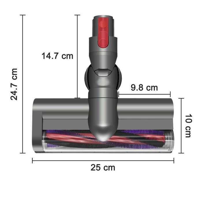 For Dyson V7 V8 V10 V11 V15 Vacuum Cleaner Direct Drive Carpet Floor Brush Head Accessories