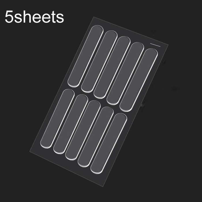 5sheets /Pack Transparent Invisible Anti-Collision Strip Self-Adhesive Pads For Cabinets Desk Cor...