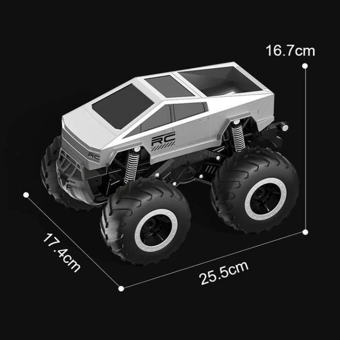 JJR/C Q185 Amphibious Off-Road Stunt Climbing 2.4G Remote Control Car Children Toys(Silver)