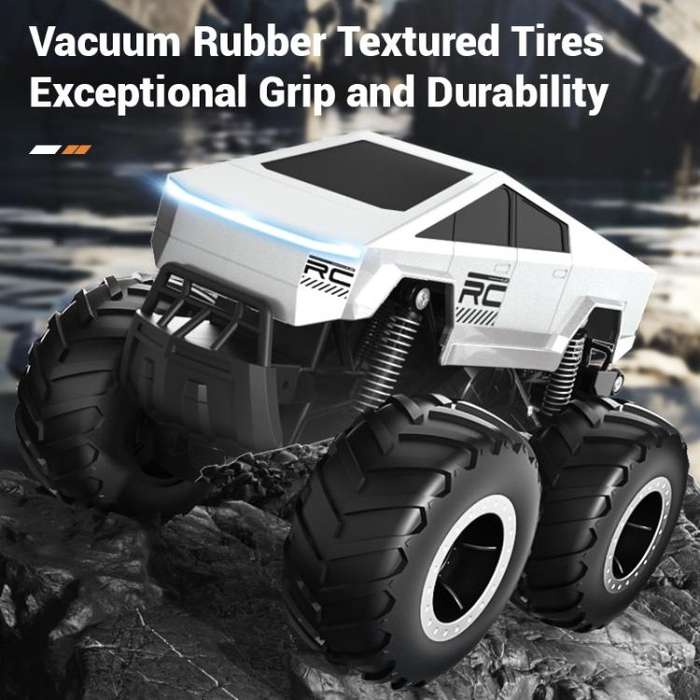 JJR/C Q185 Amphibious Off-Road Stunt Climbing 2.4G Remote Control Car Children Toys(Silver)