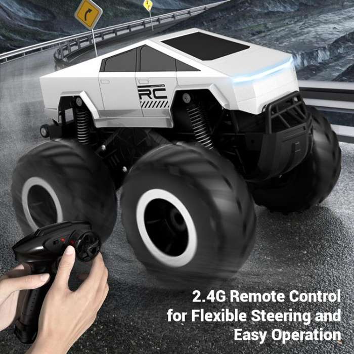 JJR/C Q185 Amphibious Off-Road Stunt Climbing 2.4G Remote Control Car Children Toys(Silver)
