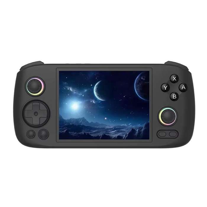 ANBERNIC RG406H Wireless HD Touch Screen Handheld Game Console, Memory: Standard No Card(Black)