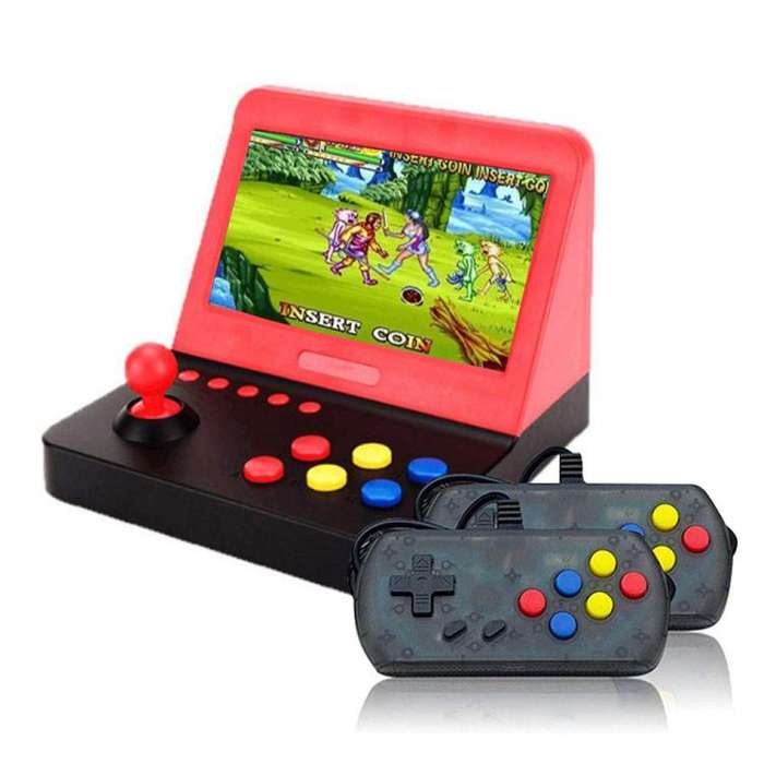 AMPOWN RETRO 7 inch Large Screen Handheld Console Rocker Game Player Open Source Retro Arcade, Wi...