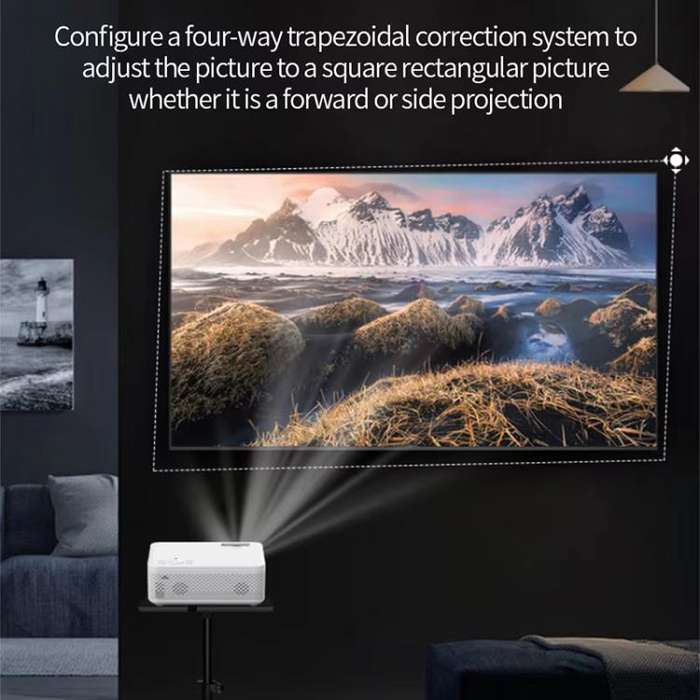 Z01 1080P 5G Bluetooth Projector Android 9.0 System Supports Mirroring Screen AU Plug