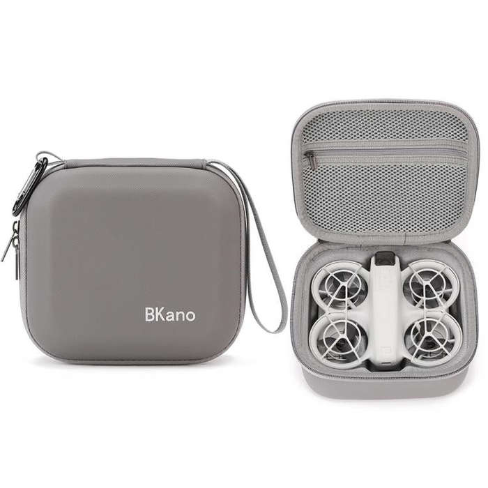 For DJI Neo BKANO Portable PU Handheld Storage Bag(Gray)