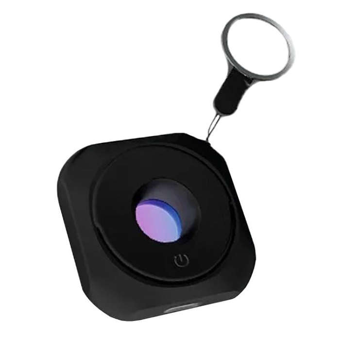 Portable Anti-Spying Infrared Detector Hotel Anti-Snooping Inspector(Black)