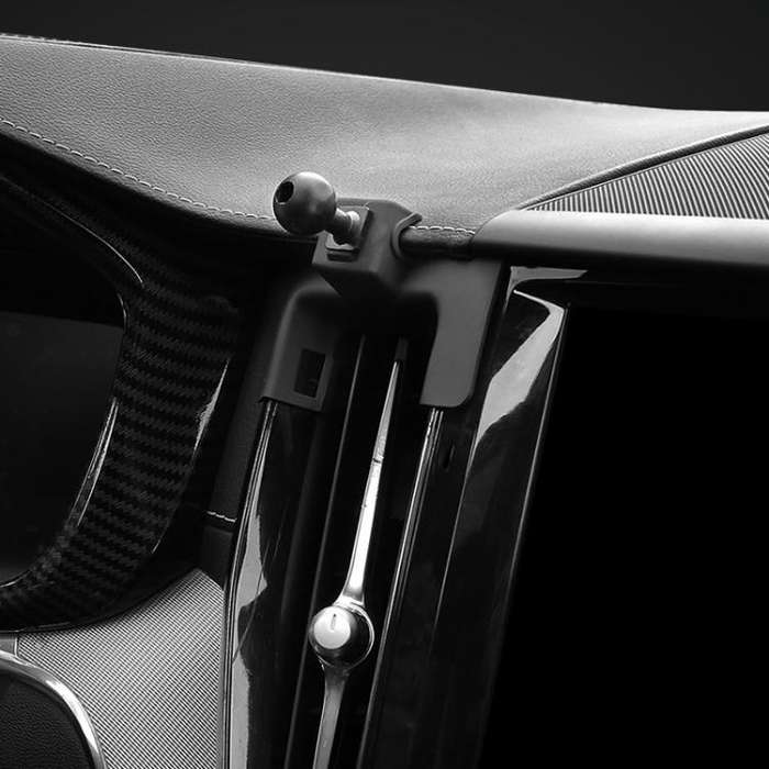 For Volvo Left Driving Car-Mounted Special Mobile Phone Navigation Bracket Base, Model: 15-23 XC90