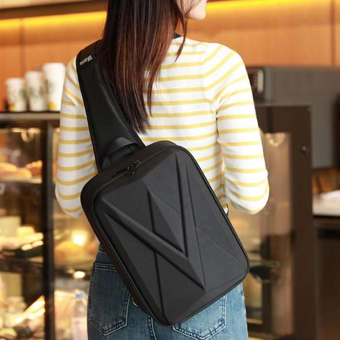For DJI Neo BKANO NE-016 Storage Hard Shell Case Chest Bag(Black)