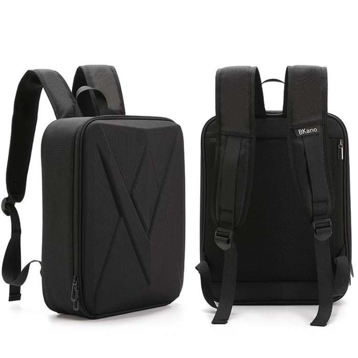 For DJI Air 3 / 3S BKANO AS3-013 Portable Shoulder Bag Hard-shell Storage Backpack(Black)