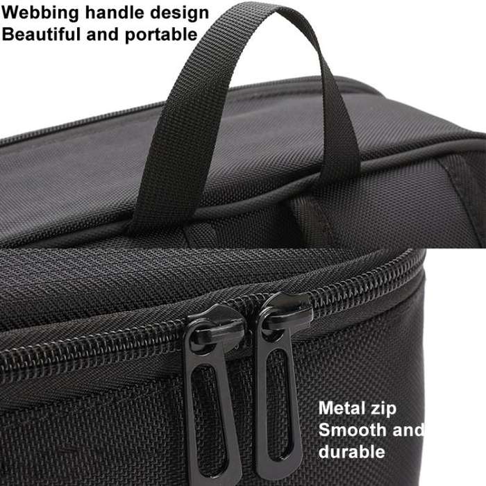 For DJI Air 3 / 3S BKANO AS3-013 Portable Shoulder Bag Hard-shell Storage Backpack(Black)