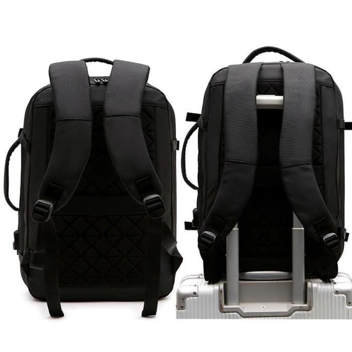 For DJI Air 3  BKANO A3-005 Large Capacity Shoulder Bag Organizer Backpack(Black)
