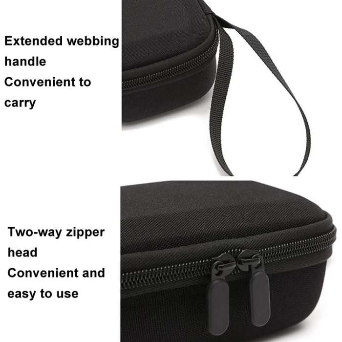 For Insta360 Ace / Ace Pro / Ace Pro 2 BKANO AC-001 Organizer Hard-shell Clutch Bag(Black)