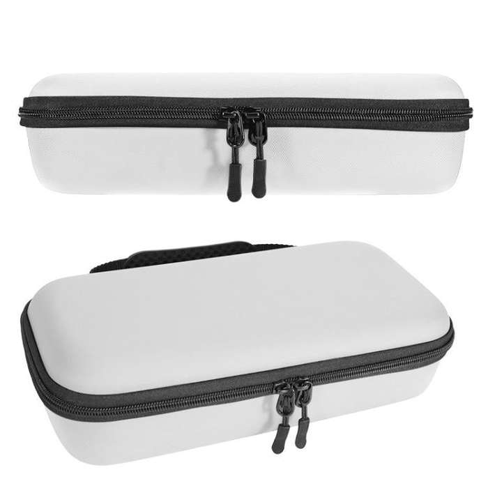 For Mac Mini M4 / M4 Pro Storage Bag Carrying Case Can Store Keyboard, Mouse(White)