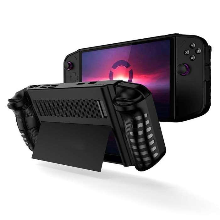 For Lenovo Legion Go Game Console TPU Case Shock-Absorption Protective Cover(Black)