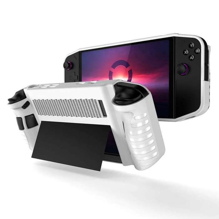For Lenovo Legion Go Game Console TPU Case Shock-Absorption Protective Cover(White)