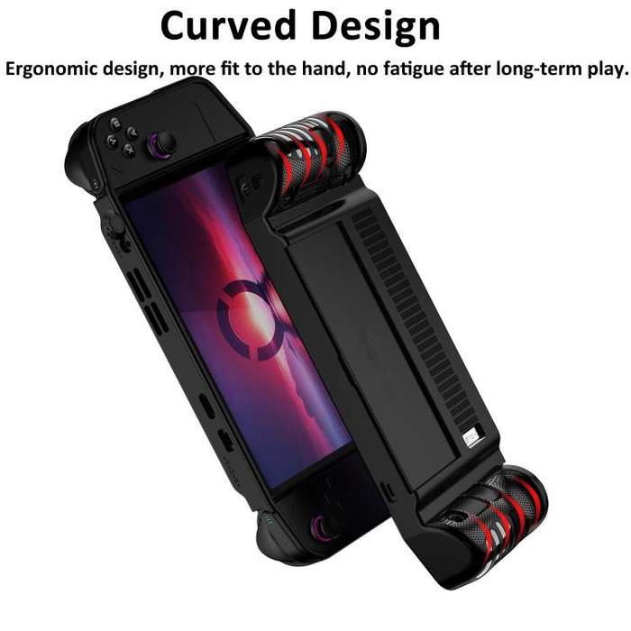 For Lenovo Legion Go Game Console TPU Case Shock-Absorption Protective Cover(White)