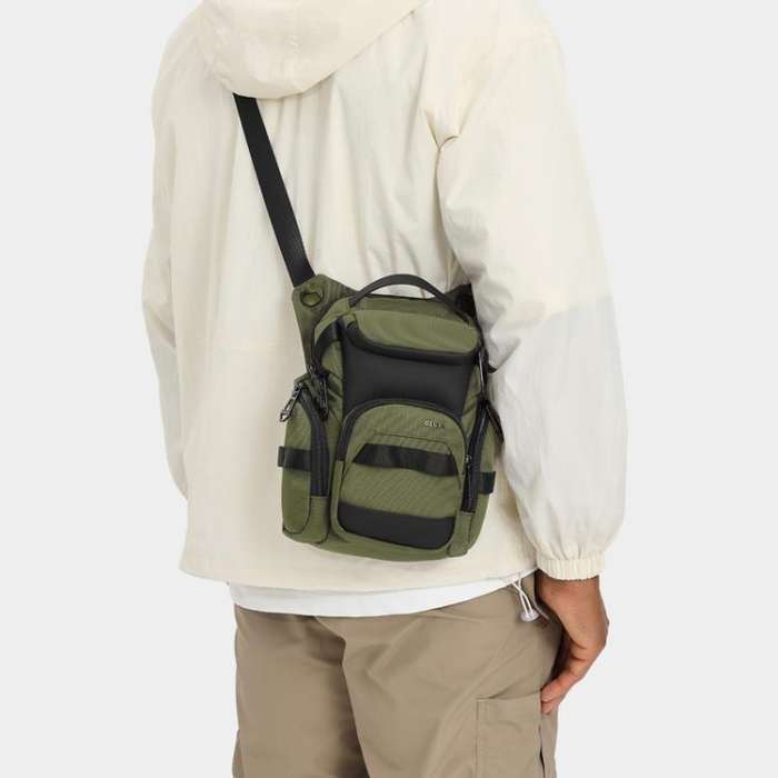 Ozuko Motorcycle Riding Leg Bag Multifunctional Sports Waterproof Waist Bag(Green)