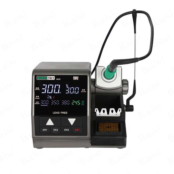SUGON T61+T245 Handle+470/245 Tips x 6 Precision Soldering Station 400W High Power Soldering Iron...