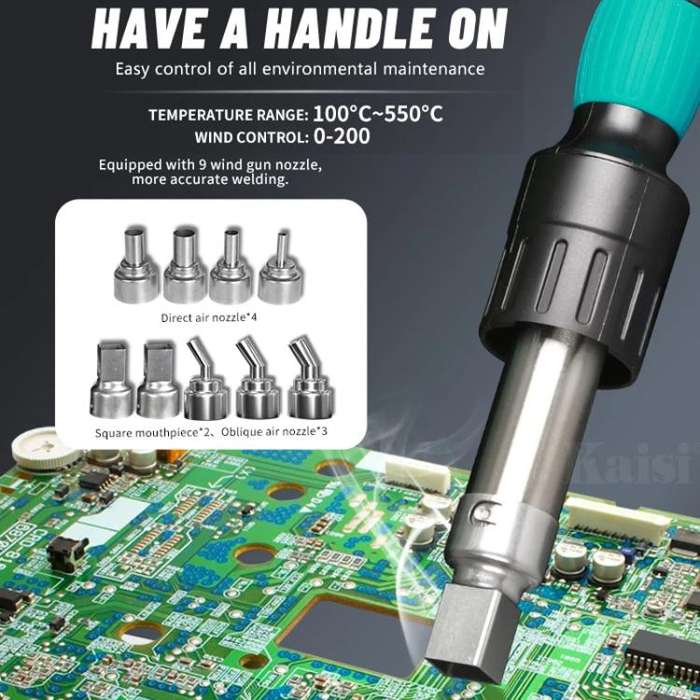 SUGON 8650Pro Curve Hot Air Soldering Station 1300W High Wind Power Maintenance Motherboard CPU D...