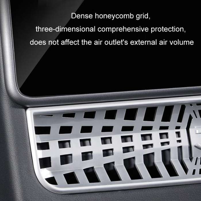 For Tesla 2024 Model 3 Rear Air Outlet Protective Cover Modification, Color: ABS Regular