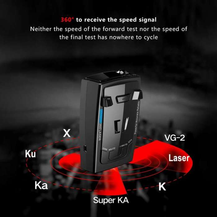 RAD2000 Car Lidar Speed Detector Car Electronic Dog, Support English/Russian