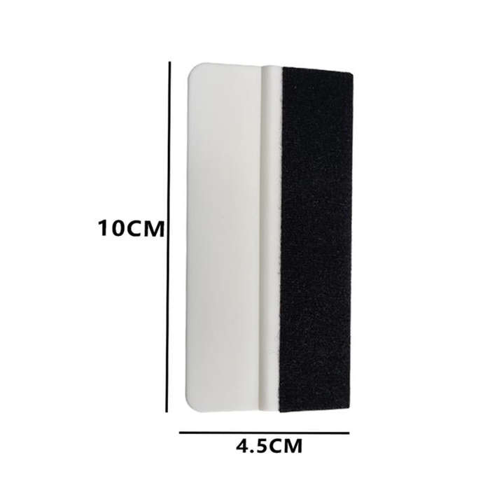 5pcs With Felt Car Film Tool Anti-scratch Small Scraper(White)