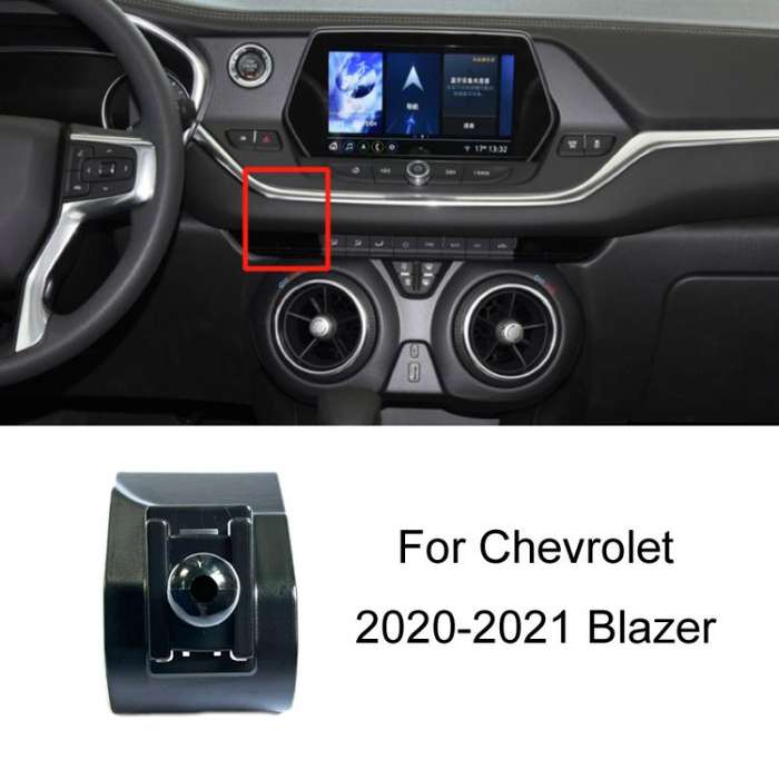 For Chevrolet Left Driving Car Special Mobile Phone Navigation Bracket Base, Model: 20-21 Blazer
