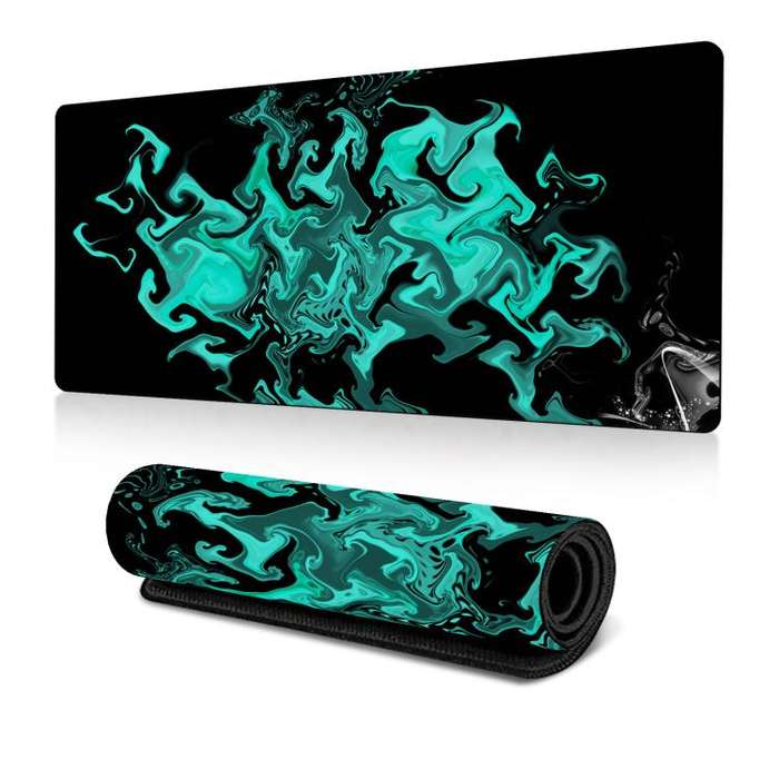 Large Abstract Mouse Pad Gamer Office Computer Desk Mat, Size: 300x700x2mm(Abstract Fluid 34)