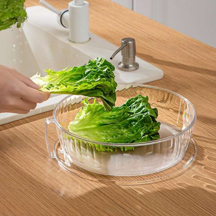 Microwave Food Heating Splashproof Cover Food Grade PC Household High Temperature Resistant Bowl ...