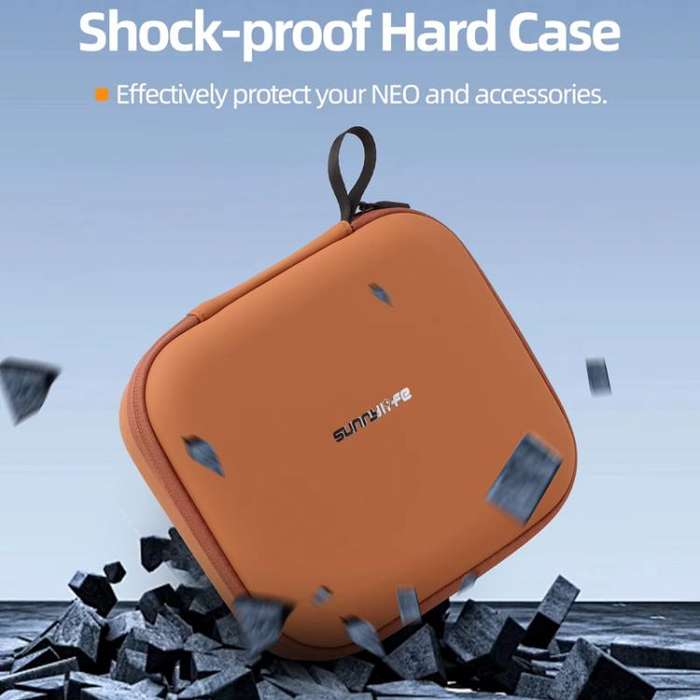For DJI Flip Sunnylife FP-B957 Storage Bag Mini Vlog Aerial Camera Protective Case(Orange)