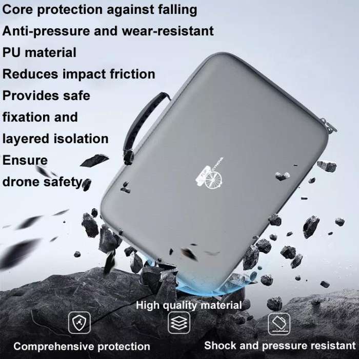 For DJI Flip CYNOVA FL-SNB-CY Drone Storage Bag Portable Handheld Bag, Style: RC2 Screen Control ...