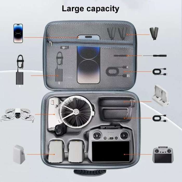 For DJI Flip CYNOVA FL-SNB-CY Drone Storage Bag Portable Handheld Bag, Style: RC2 Screen Control ...