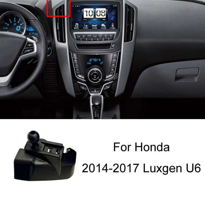 For Honda Left-hand Drive Car-Mounted Mobile Phone Navigation Holder Base, Model: 14-17 Luxgen U6