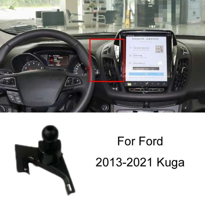 For Ford Left Driving Car Special Mobile Phone Navigation Bracket Base, Model: 13-21 Kuga