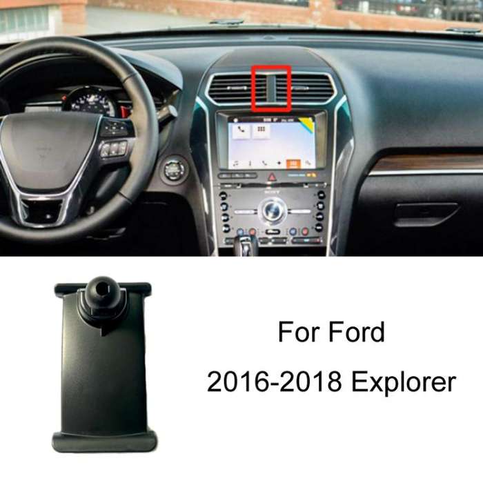 For Ford Left Driving Car Special Mobile Phone Navigation Bracket Base, Model: 16-18 Explorer