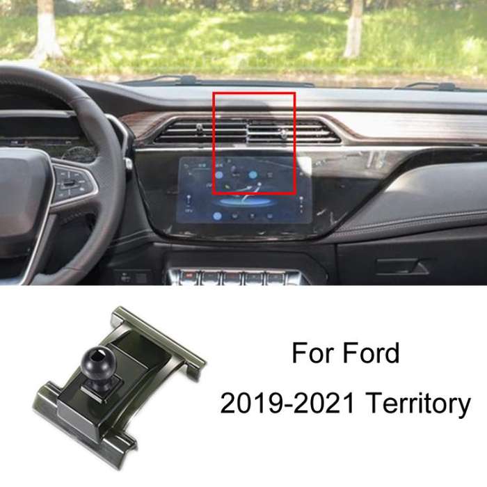 For Ford Left Driving Car Special Mobile Phone Navigation Bracket Base, Model: 19-21 Territory