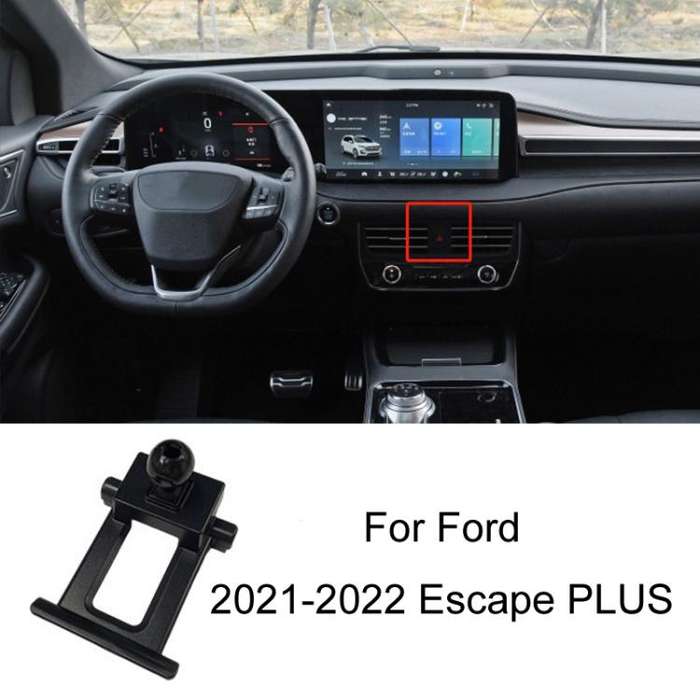 For Ford Left Driving Car Special Mobile Phone Navigation Bracket Base, Model: 21-22 Escape PLUS