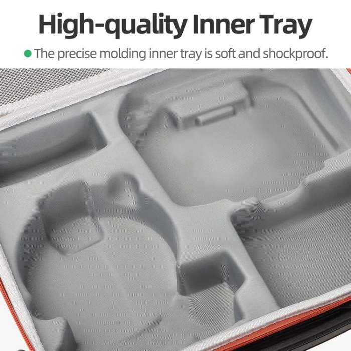 For DJI Flip Sunnylife FP-B958 Storage Bag Vlog Aerial Camera Protective Case Accessory(Gray)