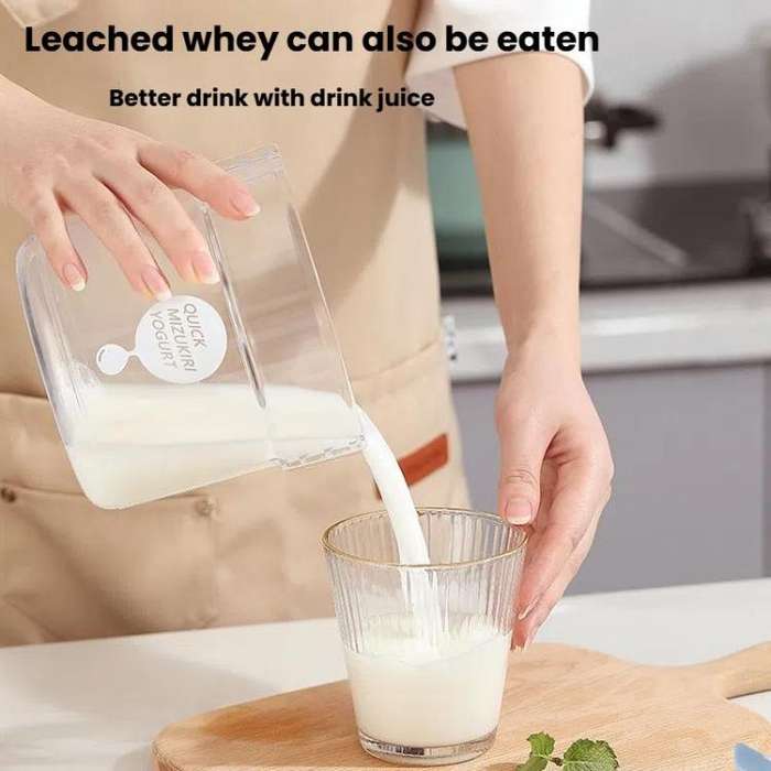 Yogurt Filter Homemade Greek Cheese Strainer Whey Cold Drain Separator Strainer Drainer Container...
