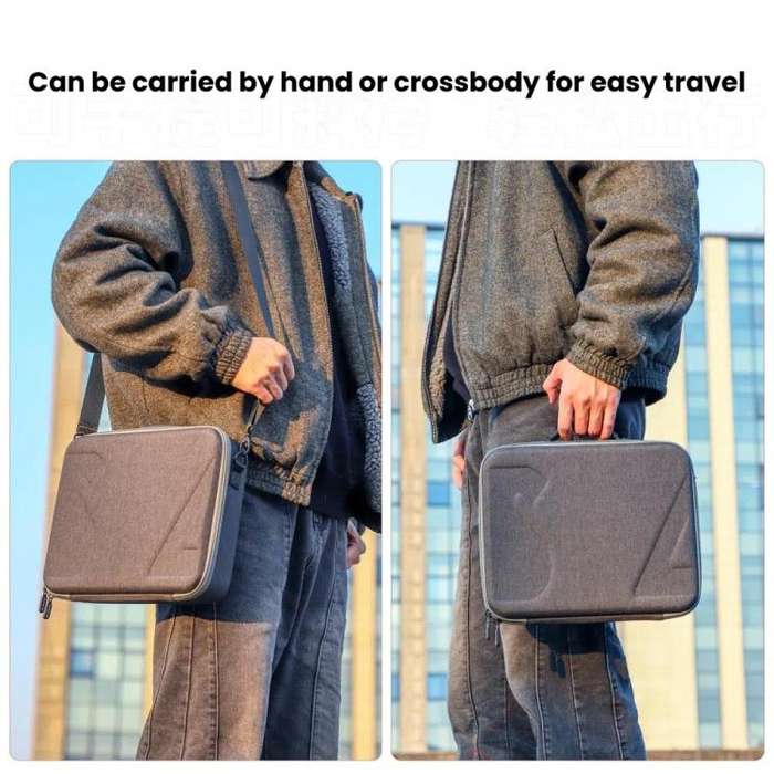 For DJI Flip Sunnylife FP-B959 Organizer Bag Smooth Flying Kit Crossbody Bag(Gray)