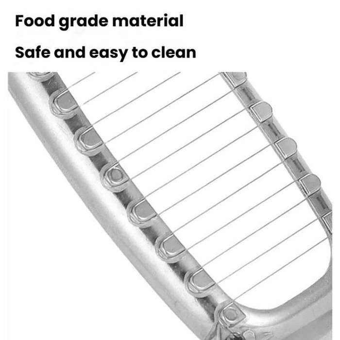Aluminum Cheese Cutting Butter Cheese Slicer Foie Gras Egg Butter Divider Line Cutter(Polished)