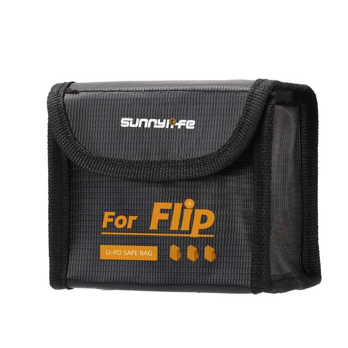 For DJI Flip Sunnylife Battery Explosion Proof Bag Li-ion Safety Storage Bag Flame Retardant Prot...