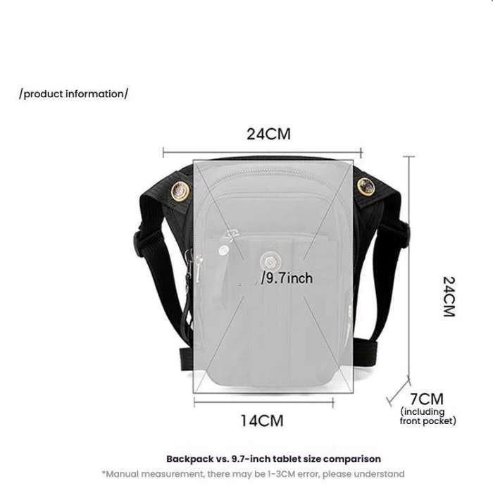 WEPOEWR Commuting Chest Bag Outdoor Cycling Leggings Pouch Portable Waist Messenger Shoulder Bag(...