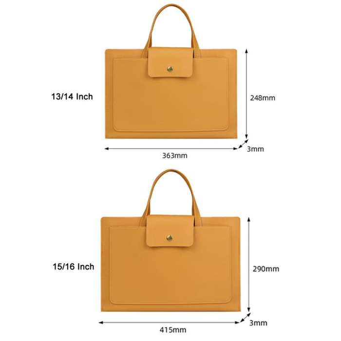 Laptop Computer Handbag For Ipad Macbook Lenovo Huawei Computer Inner Bag Briefcase, Spec: 13/14 ...