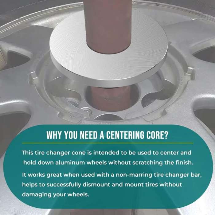 Manual Tire Changing Centering Cone Port Freight Truck Disassembler Tool, Size: Large(Silver)